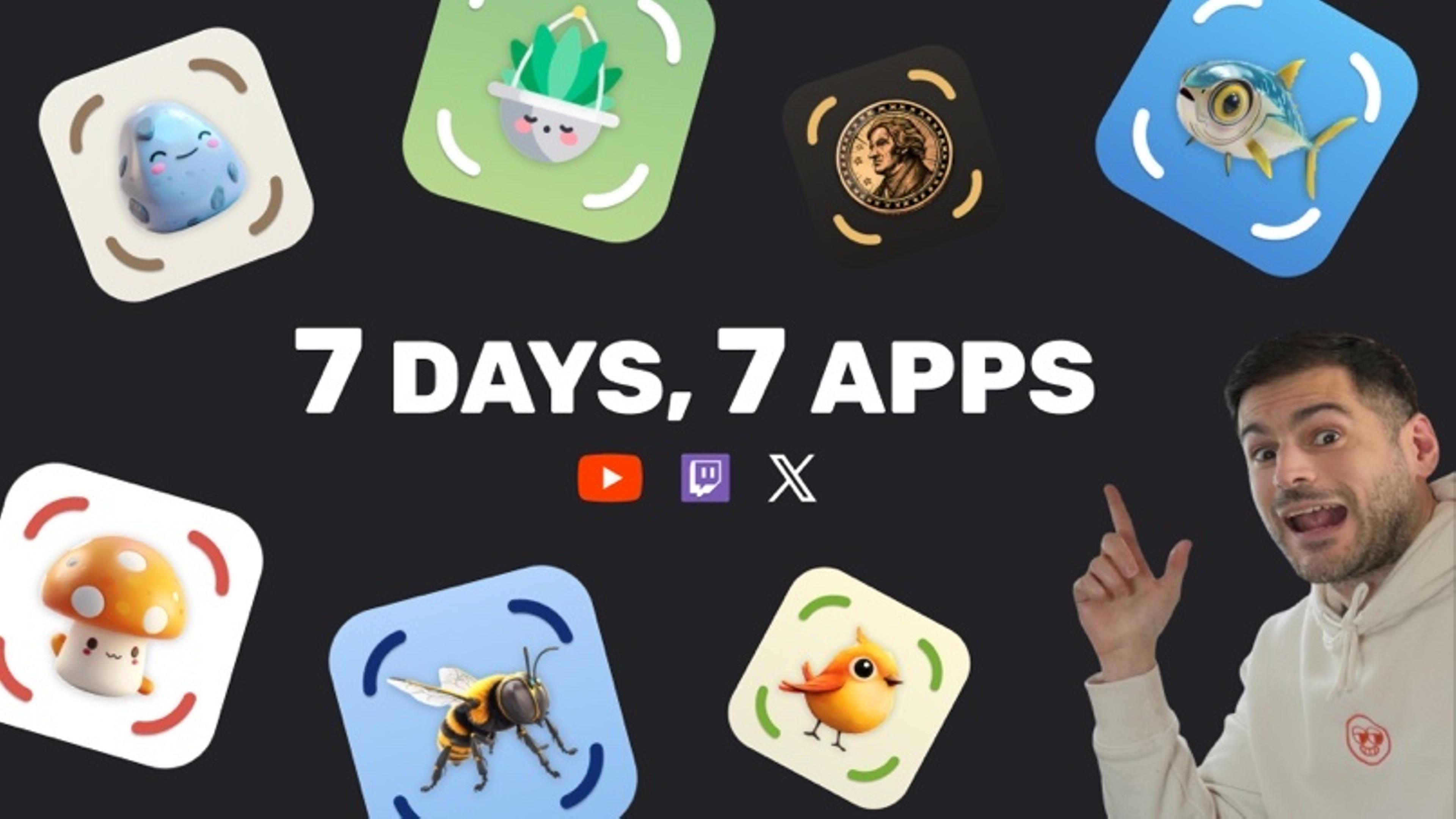 7 apps in 7 days challenge screenshot