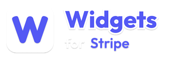 Widgets for Stripe's logo